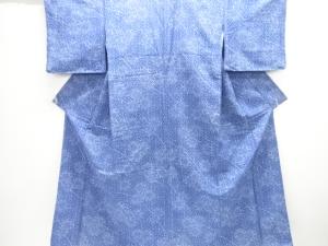 華紋模様手織り紬着物